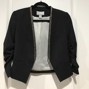 Black sequined blazer